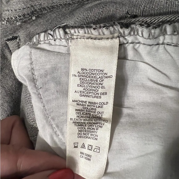 NWT Y2K DKNY Jeans Womens Sz 27 Black Skinny Acid Washed Denim Ankle Zip LowRise - Picture 11 of 12